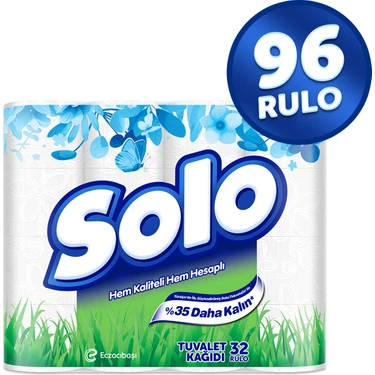 Solo Tuvalet Kağıdı 96 Rulo (32x3