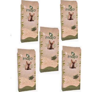 Majo Tozsuz Çam Talaşı 5 Adet 15 lt Sıkıştırılmış Paket Kemirgenler