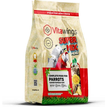 Vitawings - Papağan Yemi - 800 gr -