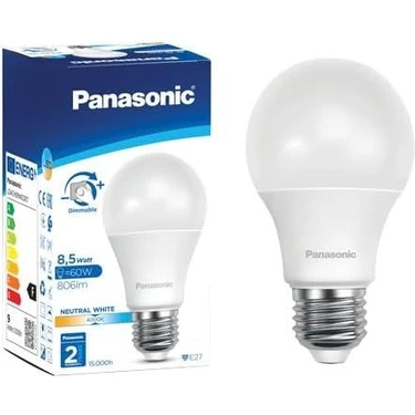 Panasonic E27 LED DİM LAMBA 8.5W 806LM