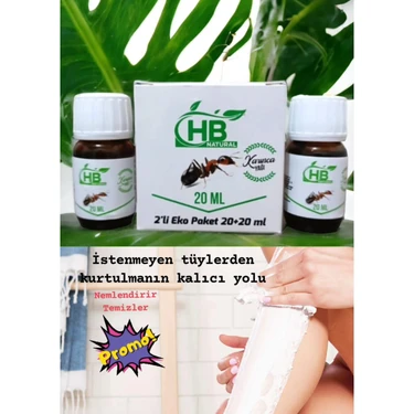 HB Natural Karınca Yumurtası Yağı 2'li Paket 20 ml + 20