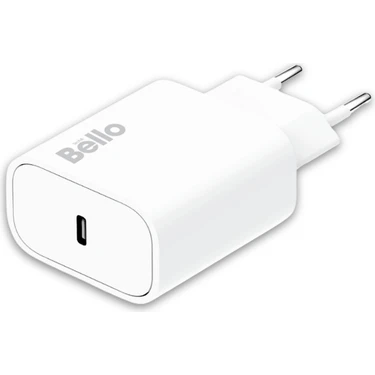 Bello 20W Type-C USB Şarj Cihazı BL-2000 Model Hızlı ve Güvenli Şarj Kompakt