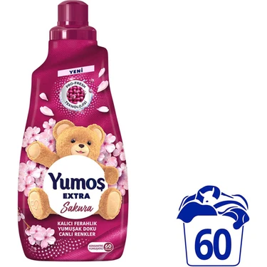 Yumoş Extra Konsantre Çamaşır Yumuşatıcı Sakura1440 ml 60