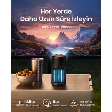 Anker Nebula Capsule 3 Laser Akıllı Taşınabilir Projeksiyon Fiyatı