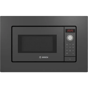 Bosch BFL623MG3 Ankastre Mikrodalga Fırın 20 Litre 800 W Gri Çocuk Kilidi