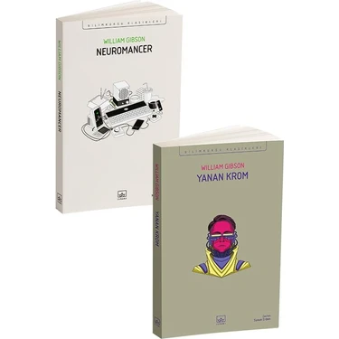 Neuromancer - Yanan Krom - William Gibson - 2 Kitap Takım Kitabı