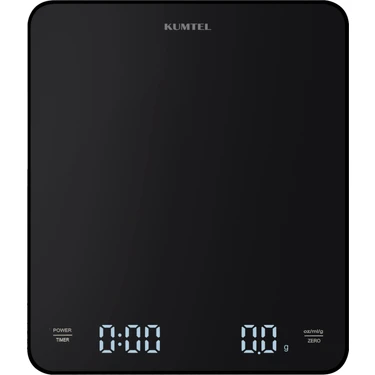 Kumtel V60 Dijital Dripper ve Zamanlayıcılı Çok Amaçlı Kahve Demleme Tartısı