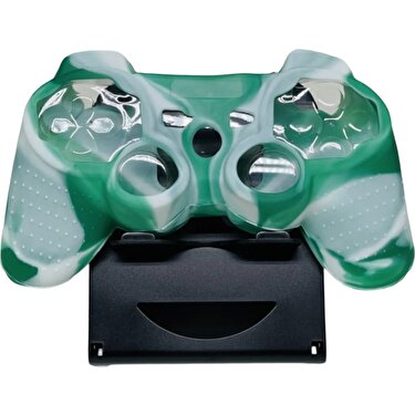 Yues Ps3 Joystick Silikon Kılıf Dualshock Koruyucu Kılıf Yeşil