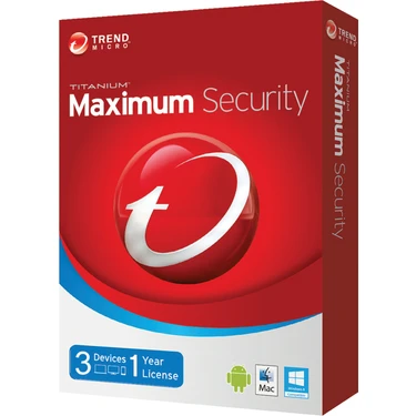 Trend Micro Trend Maximum Security 3 Kullanıcı 1