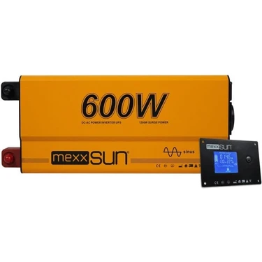 Mexxsun 12V 600W Tam Sinus Ups (Remote Ekran)