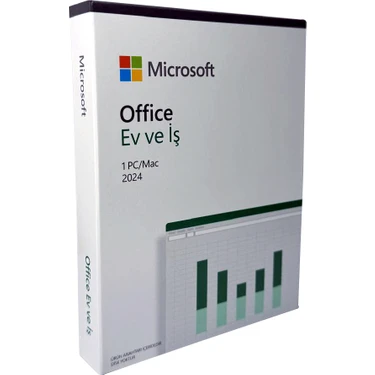 Microsoft Office 2024 Ev ve Iş Türkçe Kutu EP2-06692 Ömür Boyu