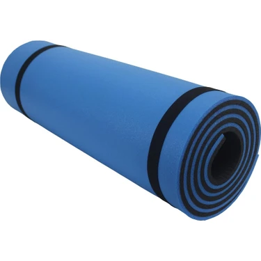 180X55cm 10mm Mavi-Siyah Yoga-Pilates