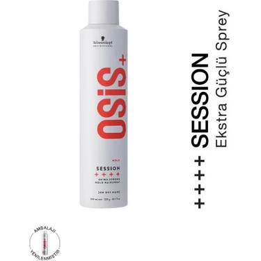 Osis Session Ekstra Güçlü Tutucu Sprey 300ML | Neme, Isıya ve Rüzgara Karşı Kalıcı