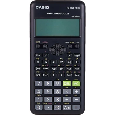 Casio FX-82ES Plus Siyah Bilimsel Fonksiyonlu Hesap Makinesi