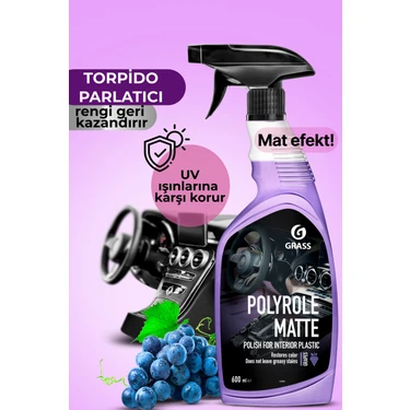 Grass Polyrole Matte Üzüm Mat Plastik Cilası Oto Torpido (600