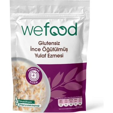 Wefood Ince Öğütülmüş Glutensiz Yulaf Ezmesi 300 gr