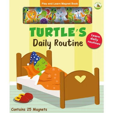 Turtle's Daily Routine Magnet