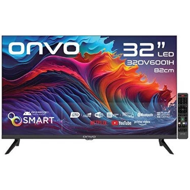 Onvo 32OV6001H 32" 82 Ekran Uydu Alıcılı HD Android Smart LED