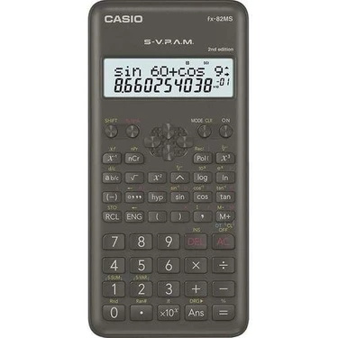 Casio FX-82MS 2. Versiyon 240 Fonksiyon Bilimsel Hesap