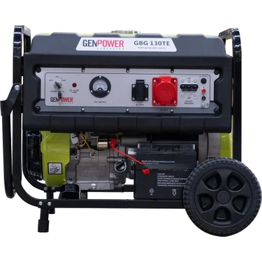 Genpower Gbg 130 Te Model 13 Kva Benzinli ,ipli/marşlı Tekerlekli Trifaze (380 Volt) Portatif