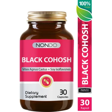 Black Cohosh 30 Kapsül (Karayılan Otu, Kalsiyum, Magnezyum, Çinko, Vitamin