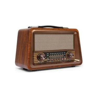 Royal Trend Nostalji Radyo Bluetooth USB Destekli Büyük Boy ve Güçlü