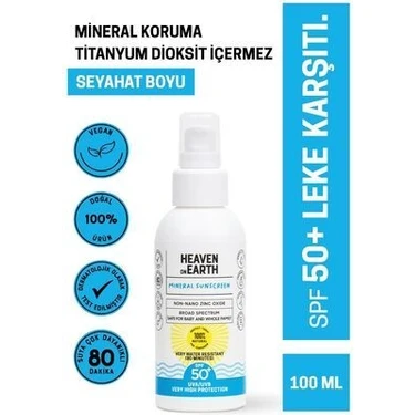 Heaven On Earth 50+ Spf Vegan Güneş Kremi 100