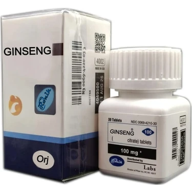 Ginseng V100 Mg 30 Tablet Takviye ve Vitamin  Etkin Mavi