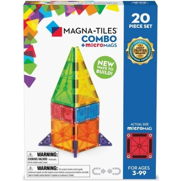 Magna-Tiles Combo + Micromags - 20 Parça Fiyatı