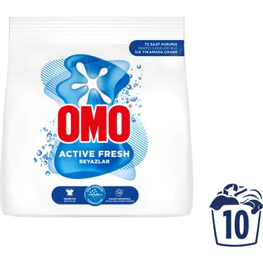 Omo Active Cold Power Beyazlar ve Renkliler için Sıvı Çamaşır Deterjanı 910