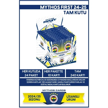 Mythos Cards Fenerbahçe 2024-25 Mythos First - Tam