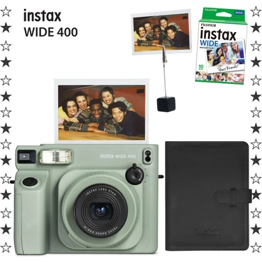 FUJIFILM instax WIDE 400 本体 フィルム10枚 Fujifilm Instax Wide 400 Yeşil Fotoğraf Makinesi 10'lu Fiyatı