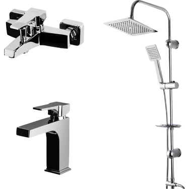 Newarc Aqua Lavabo Banyo Bataryası Sky Duş Ünitesi