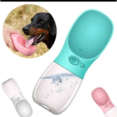 Mad Pet Evcil Hayvan 350 ml Renkli Seyahat Suluğu Tekli Kullanım İçin Kolay Temizlenir