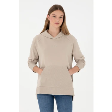 U.S. Polo Assn. Kadın Taş Sweatshirt