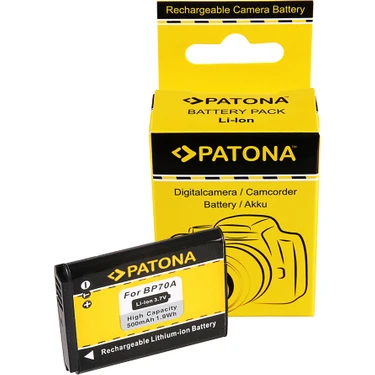 Patona 1080 Battery Samsung BP70A 500MAH