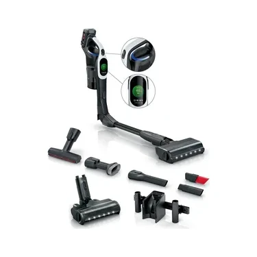 Bosch BCS1041WAC Unlimited 10 Dikey Şarjlı Süpürge, 0,4 Litre Toz Haznesi ve Güçlü Emiş