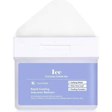 Dermal Ice Cooling Tüm Cilt Tipleri için Nemledirici Toner Pad 120