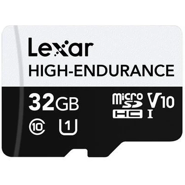 Lexar 32GB microSD 100MB/s Okuma 30MB/s Yazma Yüksek Dayanıklı Hafıza Kartı