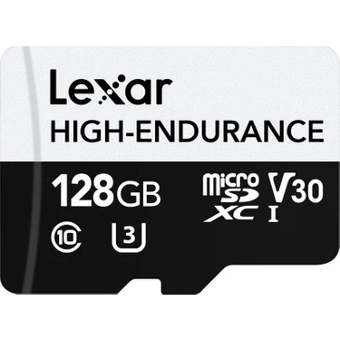 Lexar High Endurance 128GB Micro Sd 100MB V30 4K Hafıza