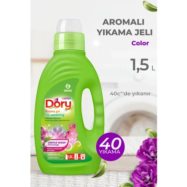 Grass Dory Sıvı Çamaşır Deterjanı 1500ML (40 Yıkama)