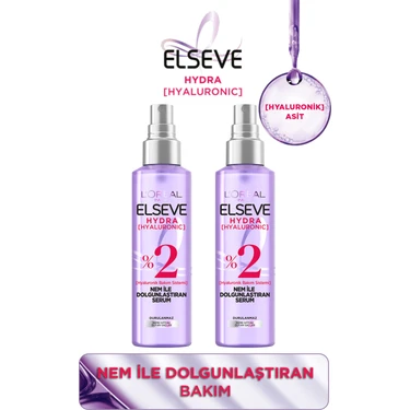 L'oréal Paris Elseve Hydra Hyaluronic Nem ile Dolgunlaştıran Serum 150 ml x 2