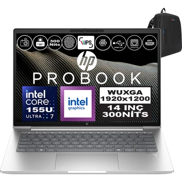 Hp Probook 440 G11 Intel Core Ultra 7 155U Ddr5 16GB 4tb SSD Intel® Aı Boost 14" Wuxga IPS Windows