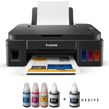 Photoink Mürekkepli Canon Pıxma G3416 Yazıcı ve Bitmeyen Kartuş