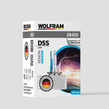 Wolfram D5S Xenon Ampul Beyaz Işık 6000