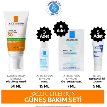 La Roche-Posay Yağlı Ciltler İçin Güneş Bakım