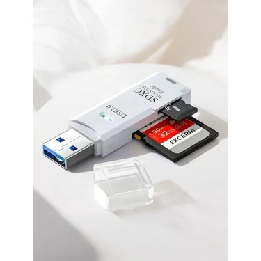 Mabs Tech USB 3.0 Micro Sd/tf Çoklu Kart Okuyucu Adaptör, Kamera Hafızasından Fotoğraf ve Veri