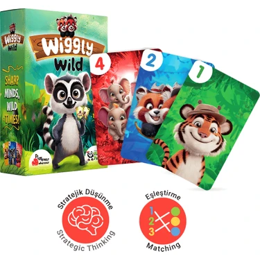 Playever Wiggly Wild, Renk ve Sayı Eşleştirme Kart