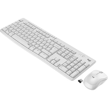 LOGITECH MK295 KABLOSUZ SET SESSİZ USB BEYAZ