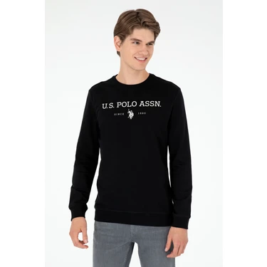 U.S. Polo Assn. Erkek Siyah Sweatshirt